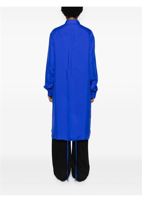 Blue gabi longline shirt Ann Demeulemeester - women ANN DEMEULEMEESTER | 2401WSH13FA417057